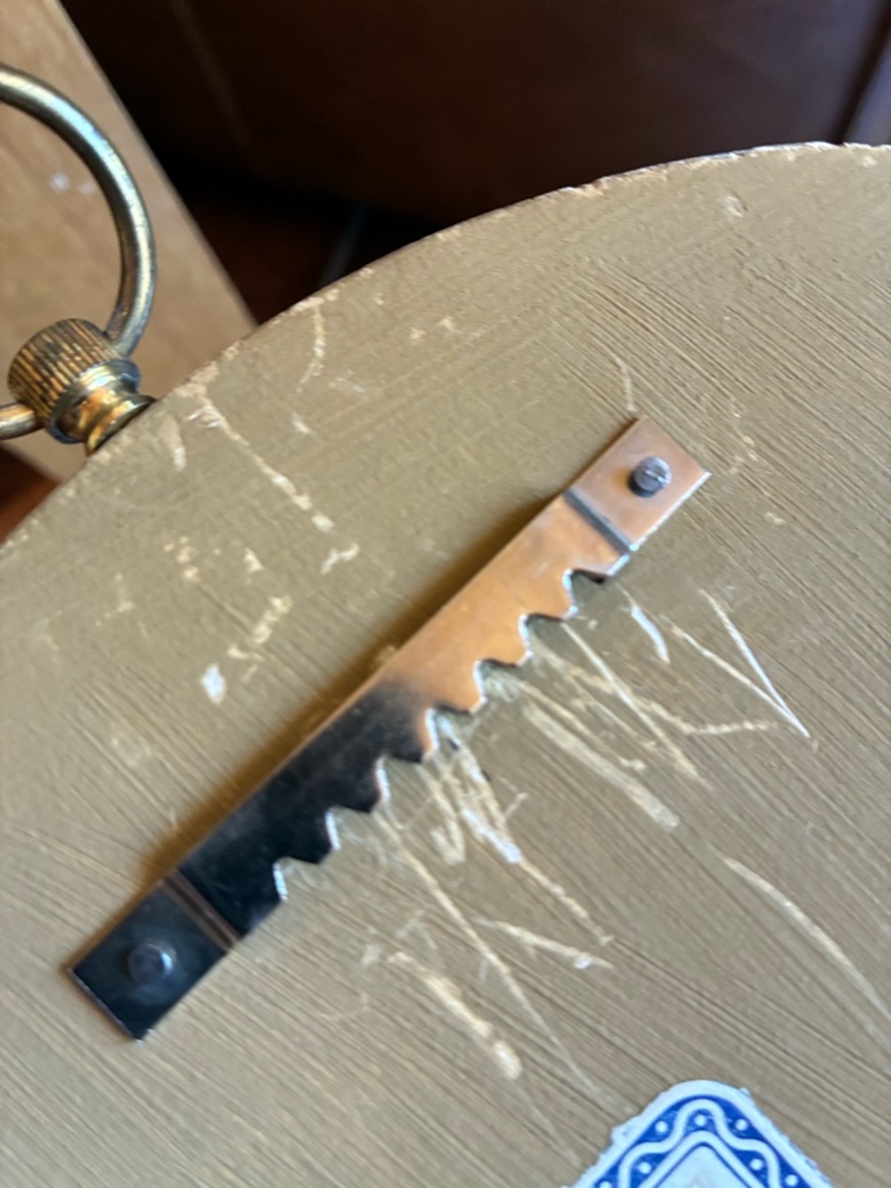 Italian Hand Painted Floral Wood Panel Yellow Multicolor Large TROMPE L'OEIL - Picture 15 of 16